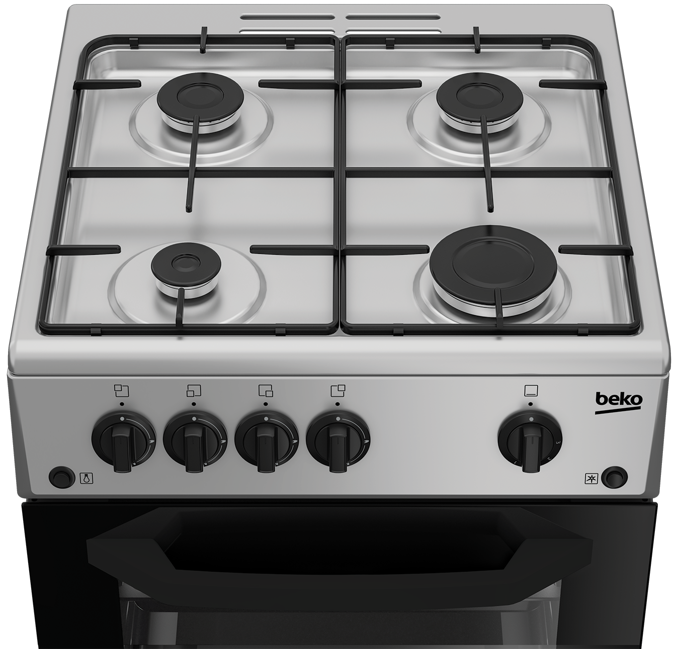 Freestanding Cooker (Gas, 50 cm) | CSG 42010 GS | BEKO