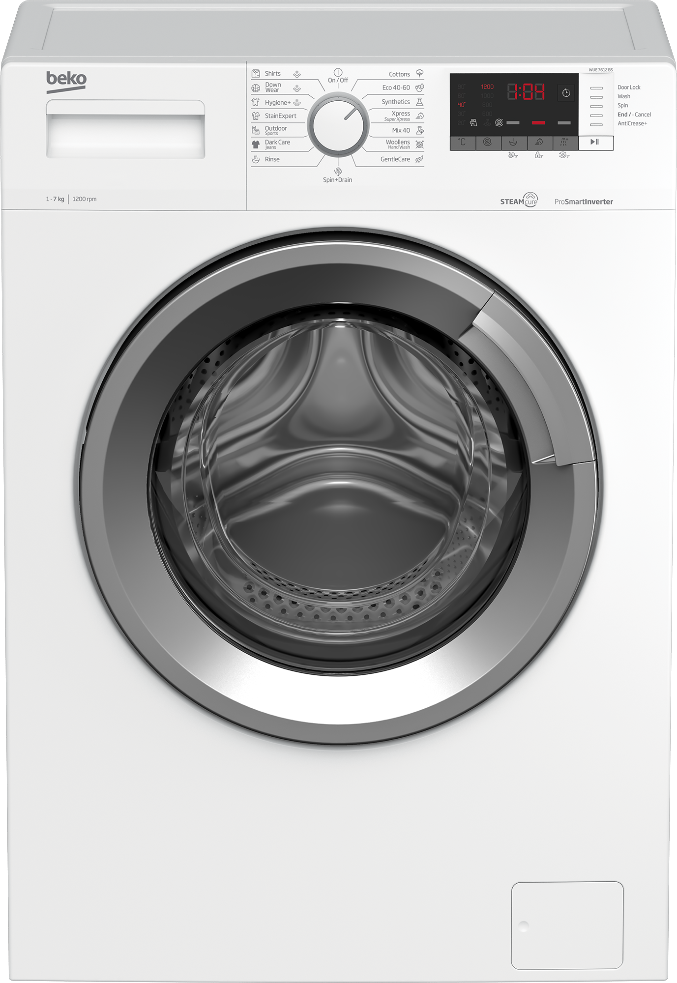 Beko WUE-7612 BS Elöltöltős mosógép