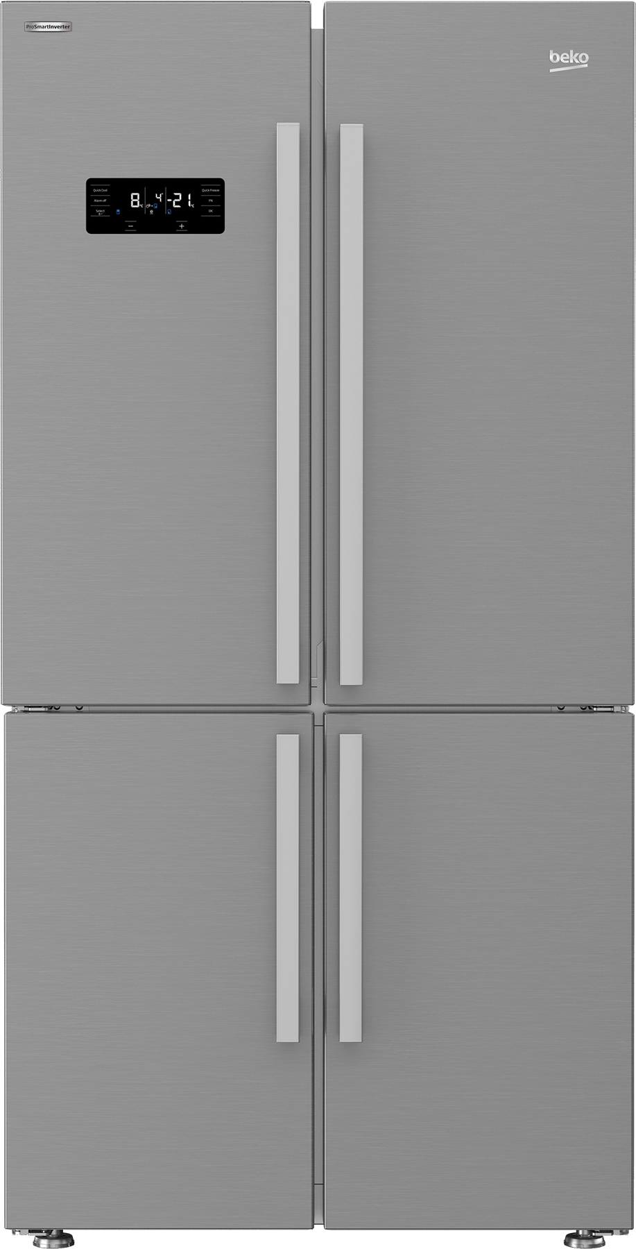 Beko GN1416221XP side by side hűtő
