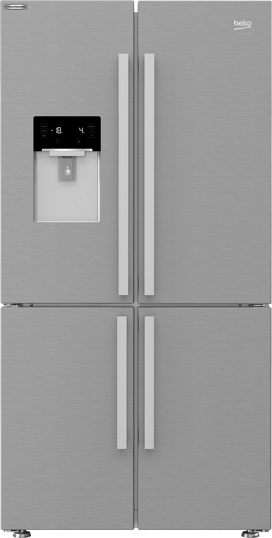 Beko GN1426234ZDXN Hűtő-fagyasztó készülék (Többajtós, 90.8 cm)