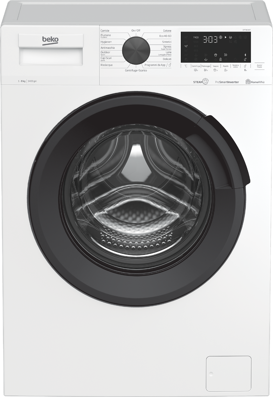 LAV. C/F 8KG INTEG. A+++ BEKO WITV8712XW0R (1400 RPM)
