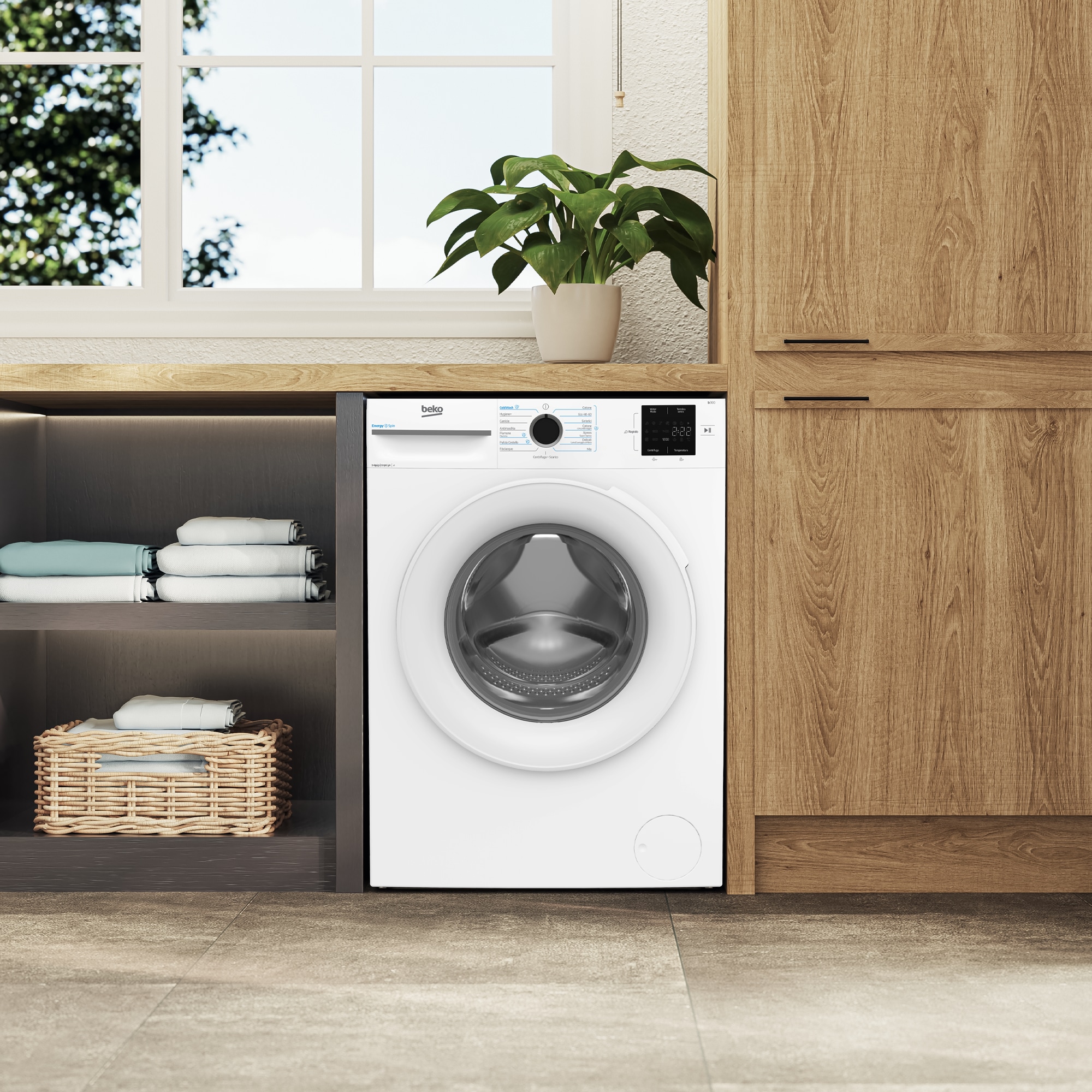 Lavatrice BMW9147EW: 9kg, Classe A-10%, 1400 Giri 1400rpm 9kg Bianco
