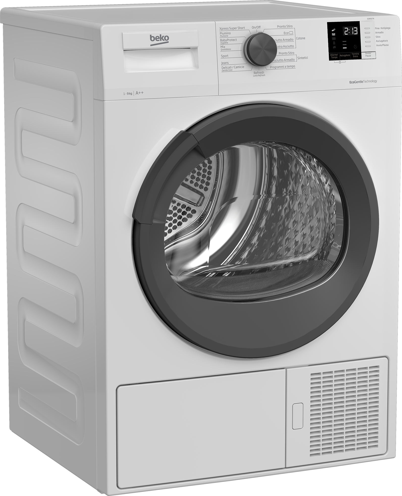 Asciugatrice, 9 kg, a Pompa di Calore EDR927A BEKO