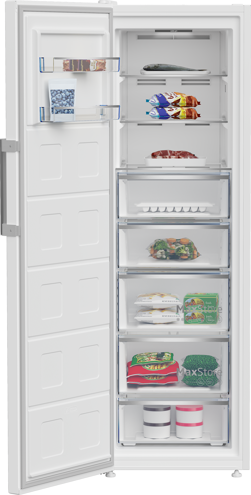 ELECTROSACAVÉM :: BEKO CONGELADOR VERTICAL NO FROST B5RMFNE314W
