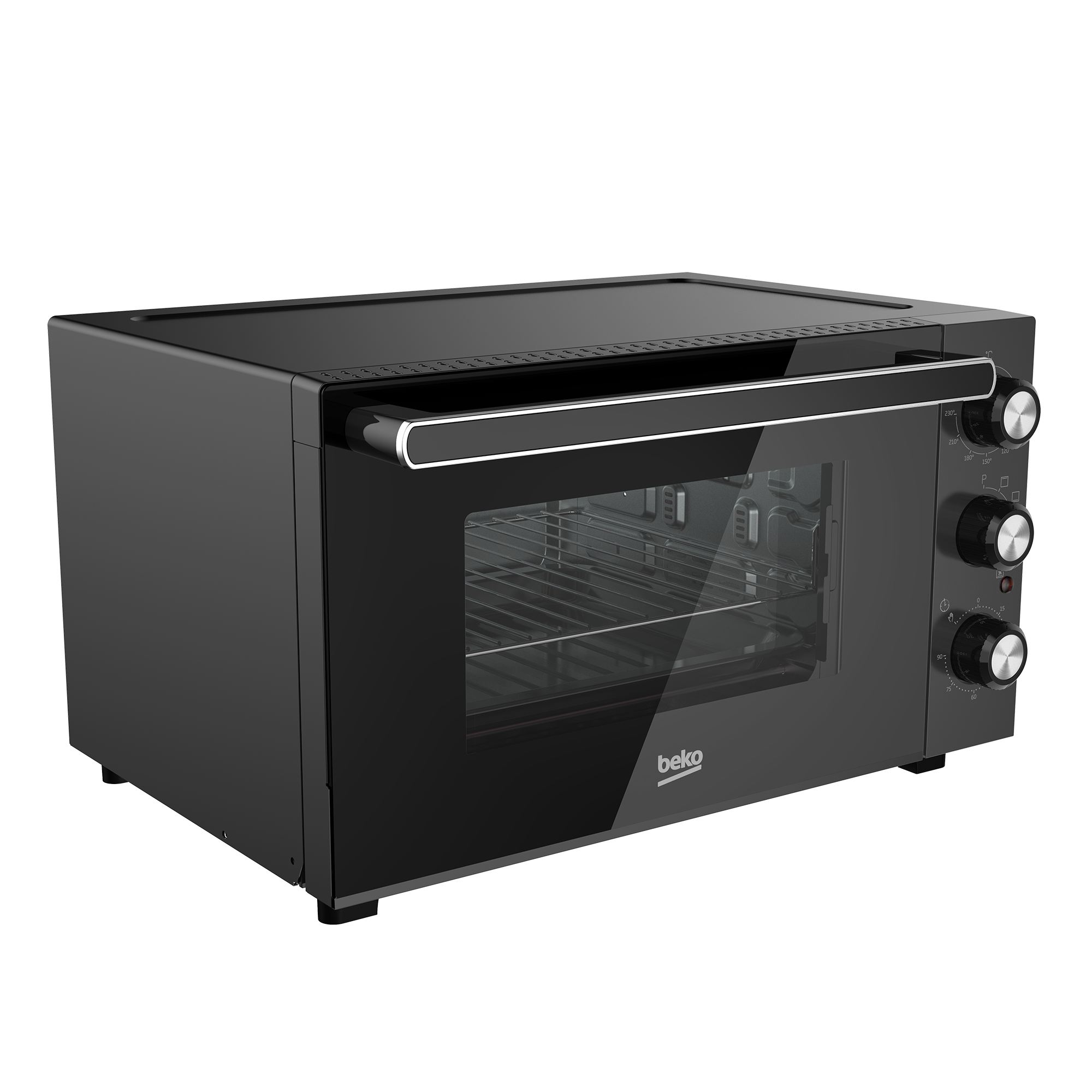 Forno Elettrico Mini H.Koenig - 30 Litri, 1500W, Vetro Nero | 6 Funzioni Con Timer - Foto 8