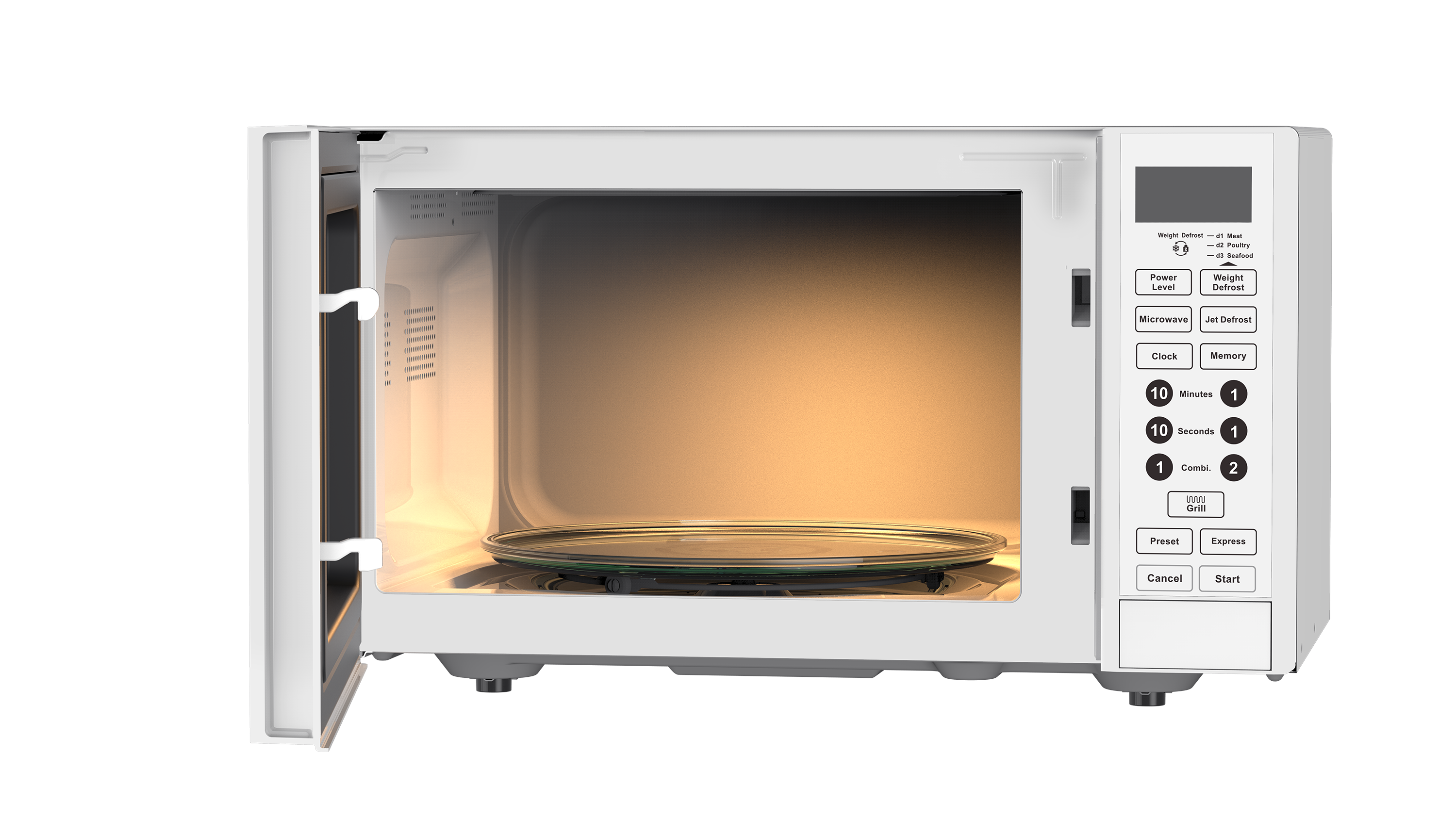 Bianco Funzione Grill 23 L Digitale Beko forno a Microonde MGF23330W 