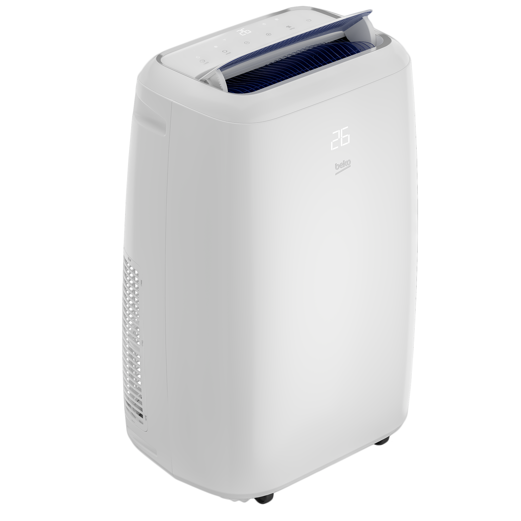 Riscaldamento e Purificazione dellaria 13000 Btu BEKO BP113H Climatizzatore Portatile Connettività WiFi bianco Raffrescamento 