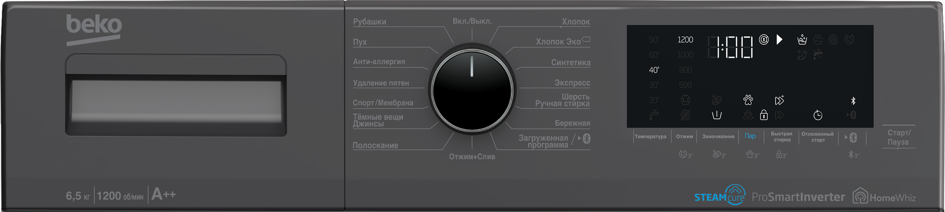 WSPE6H616A | 6.5 кг 1200 об/мин Стиральная машина | BEKO