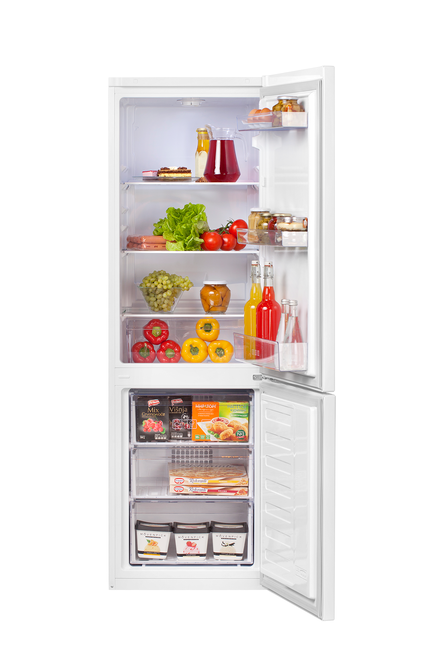 Двухкамерный холодильник beko b1rcsk332g