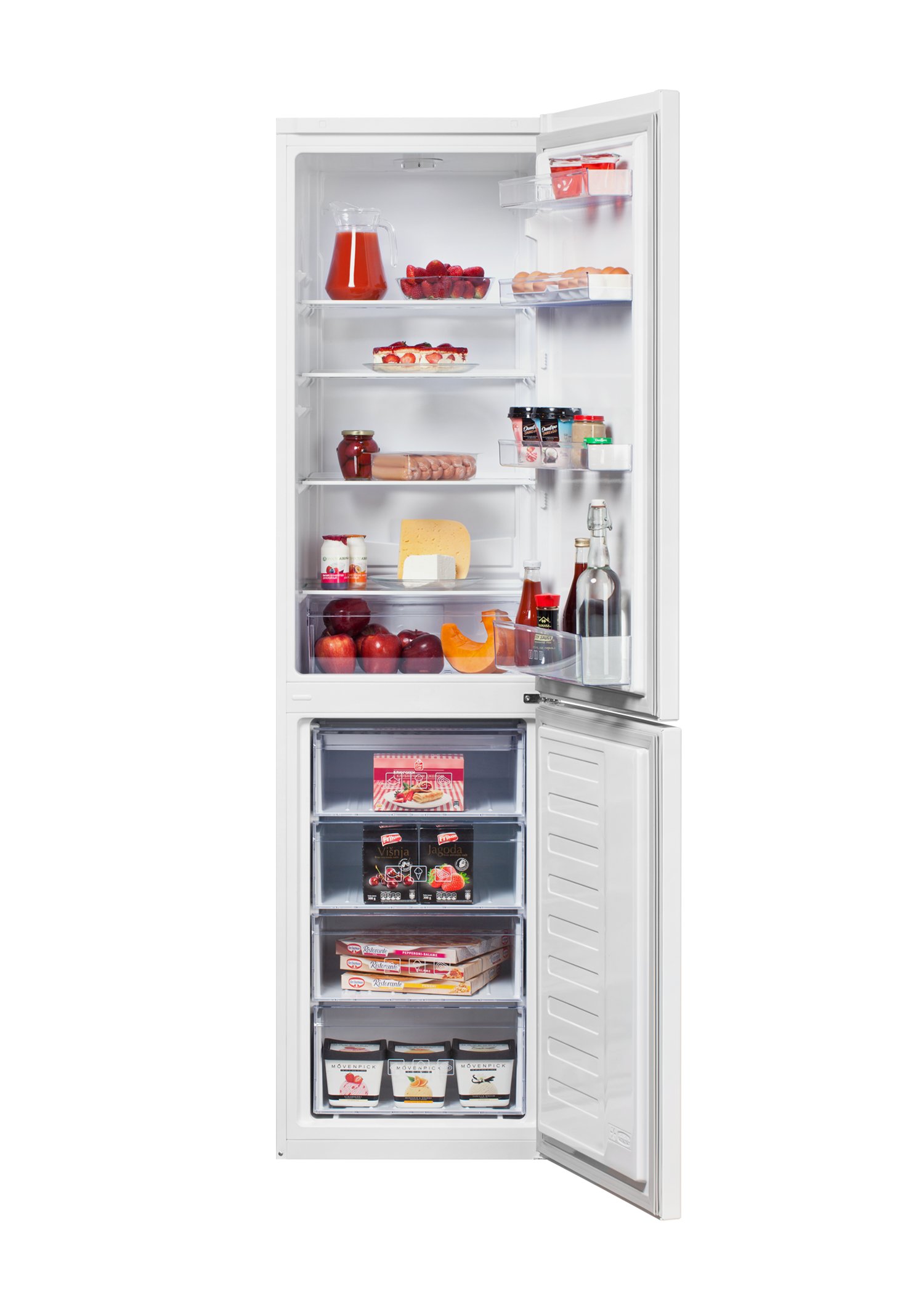Холодильник beko b3r0cnk332hw белый