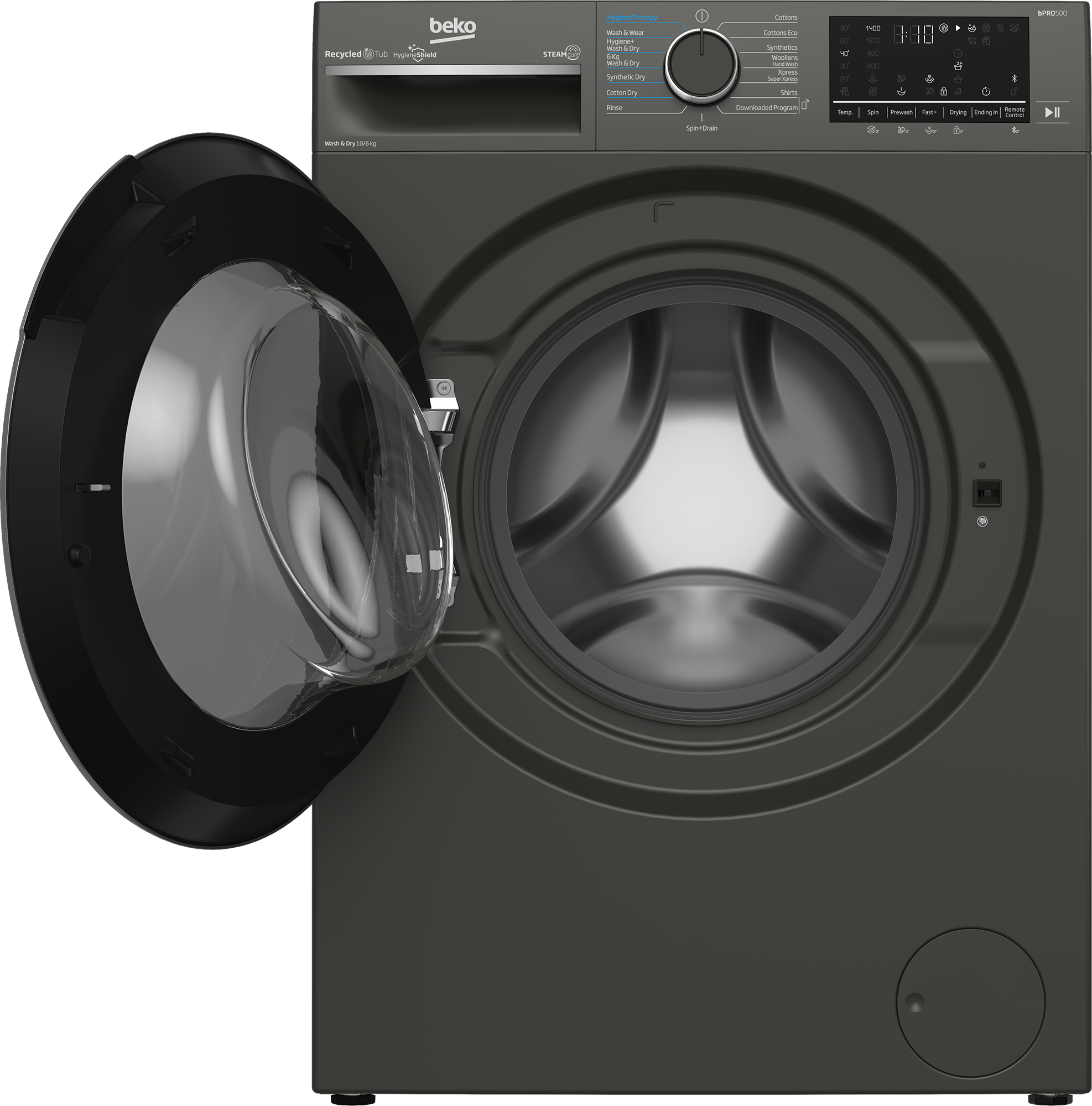 BWD106 Freestanding Washer Dryer (10 kg / 6 kg, 1400 rpm) BEKO