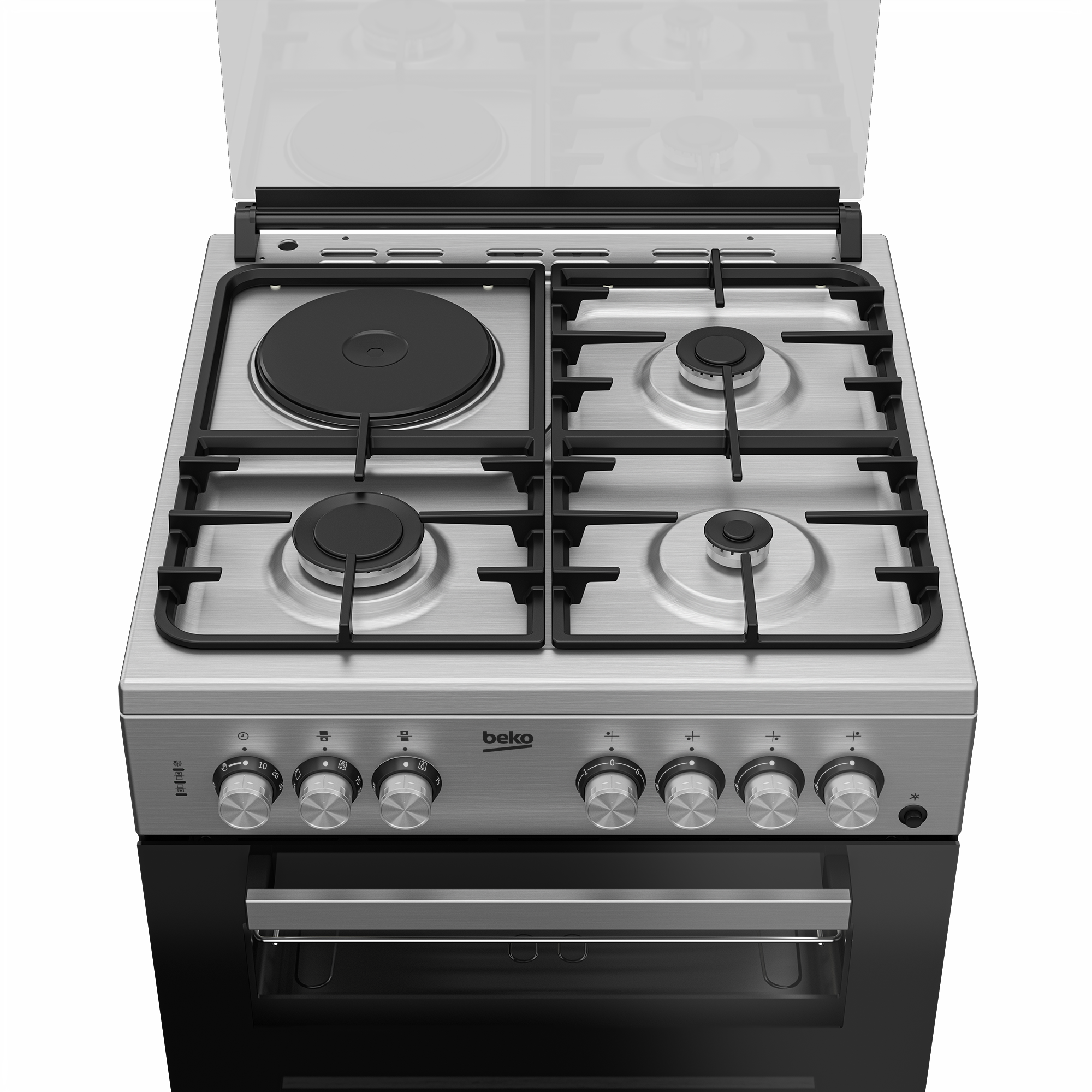 BEKO with Heating Grill, FDF63110DXSL 60 Cooker Freestanding | | cm) (Fan