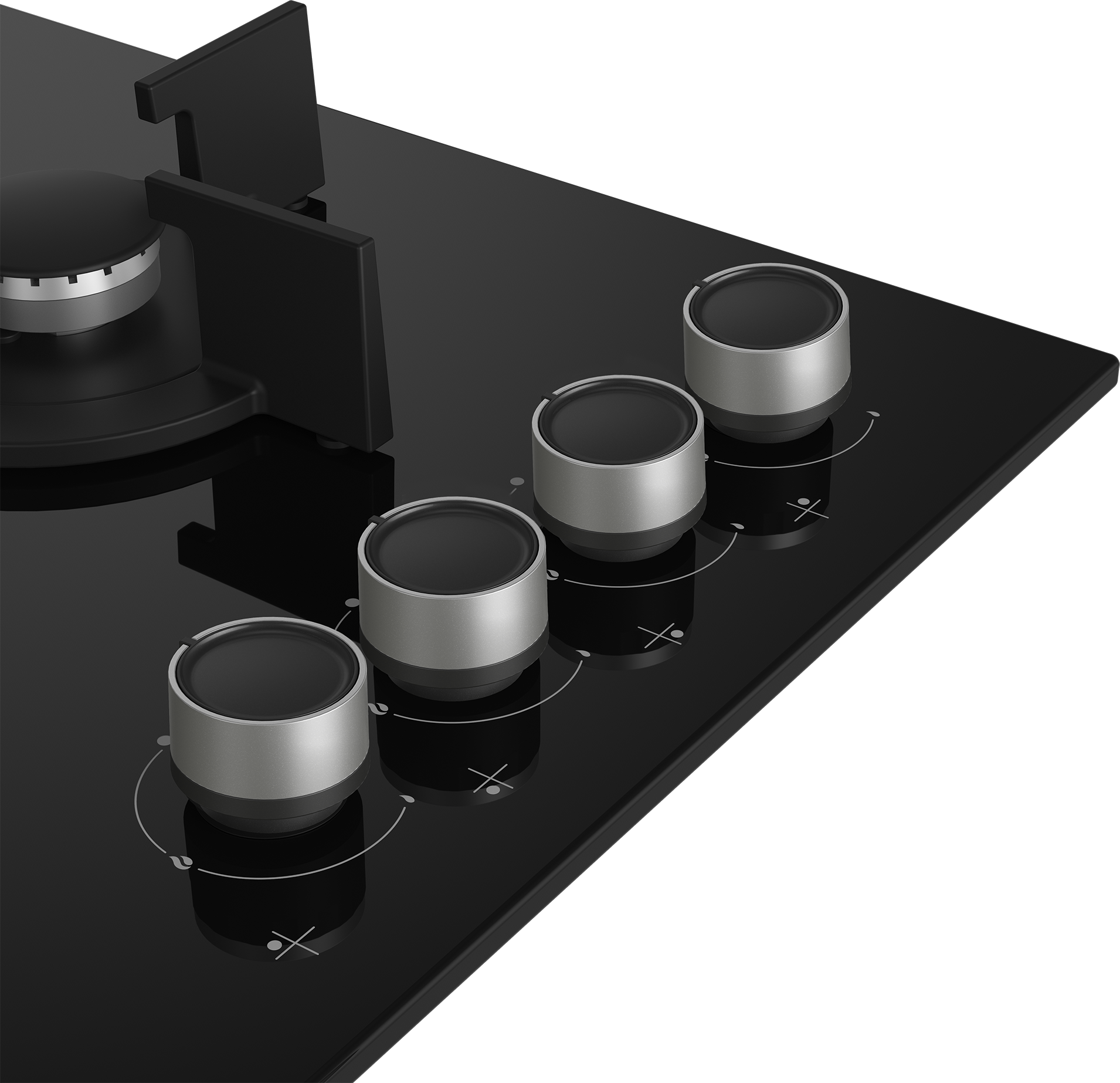 BuiltIn Hob (Gas, 60 cm) HCLW64222S BEKO