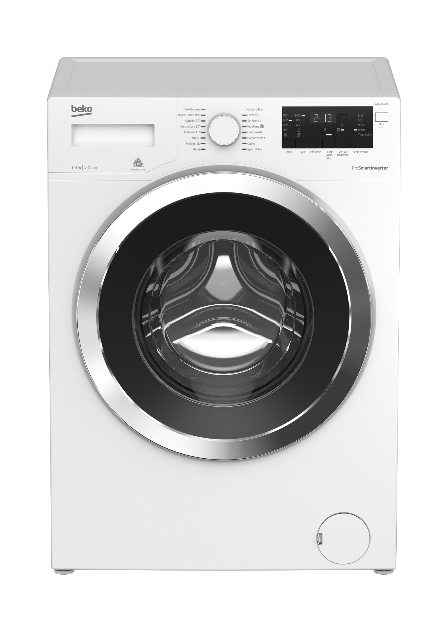 Freestanding Washing Machine 9 Kg 1400 Rpm Wmy 914831 Beko