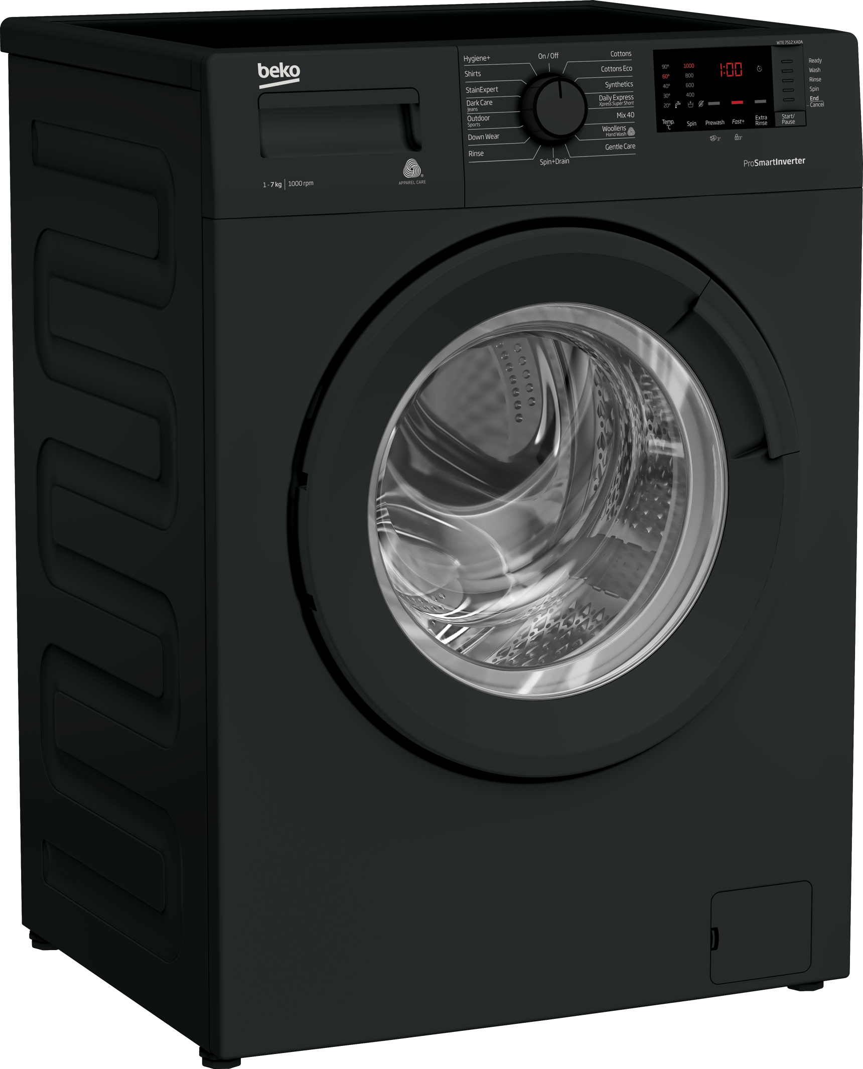 Freestanding Washing Machine (7 kg, 1000 rpm) | WTE 7512 ...