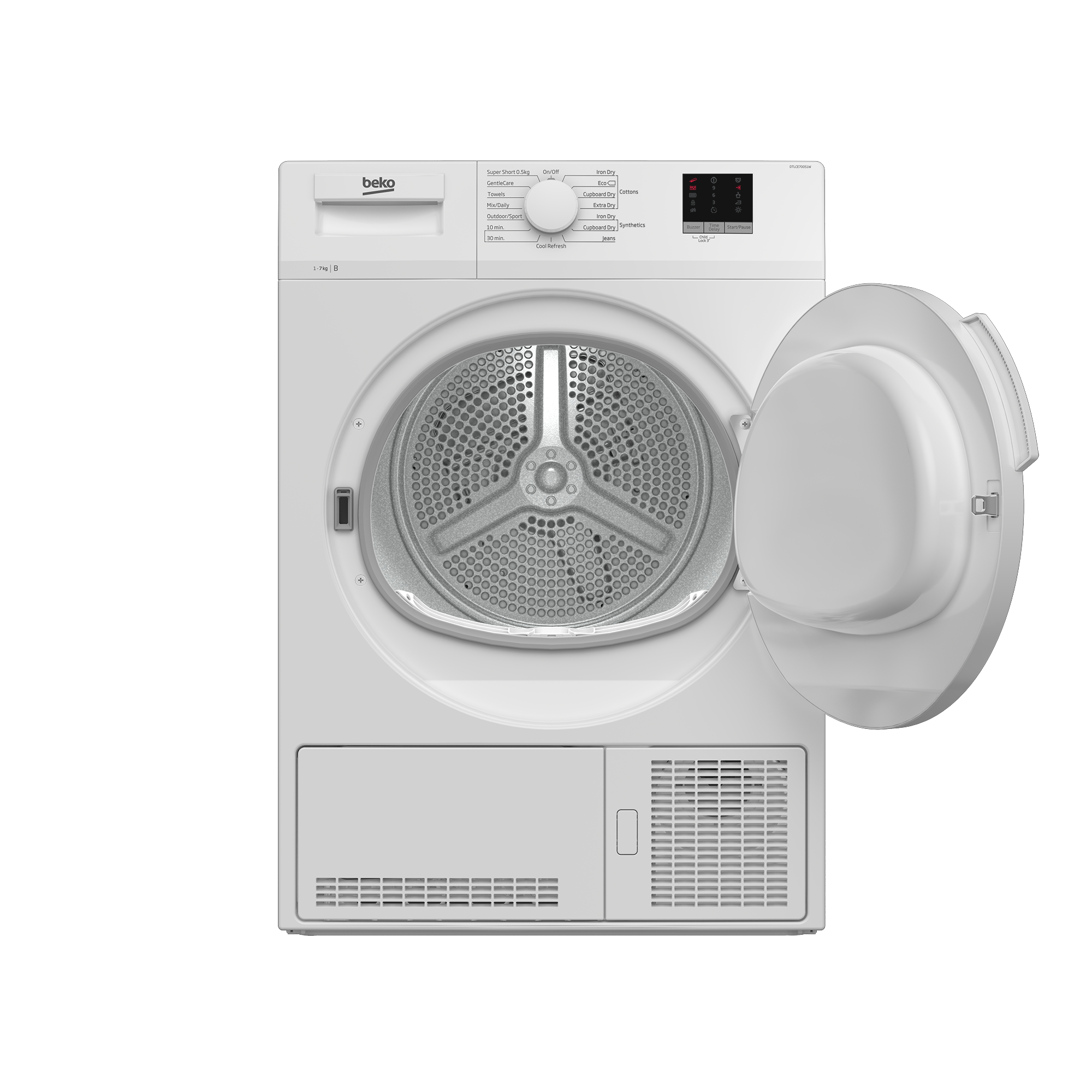 DTLCE70051W Tumble Dryer (Condenser, 7 kg) BEKO