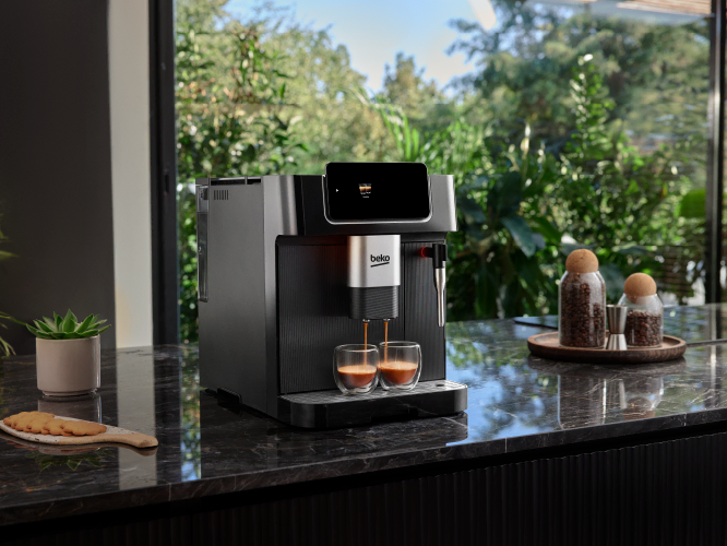 Macchina Caffè Automatica Beko CEG7302B - 19 Bar Con Cappuccinatore Integrato, Pannello Touch LED, Nera - Foto 3