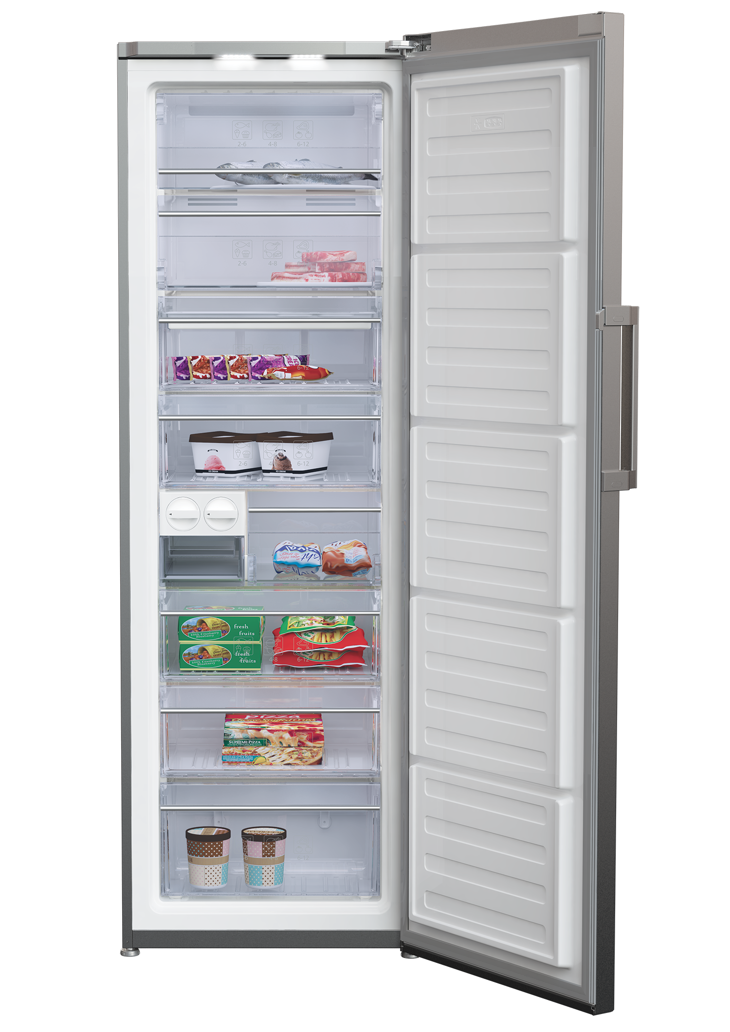 RFNE312E43XN Freezer (Upright, 275 L) BEKO