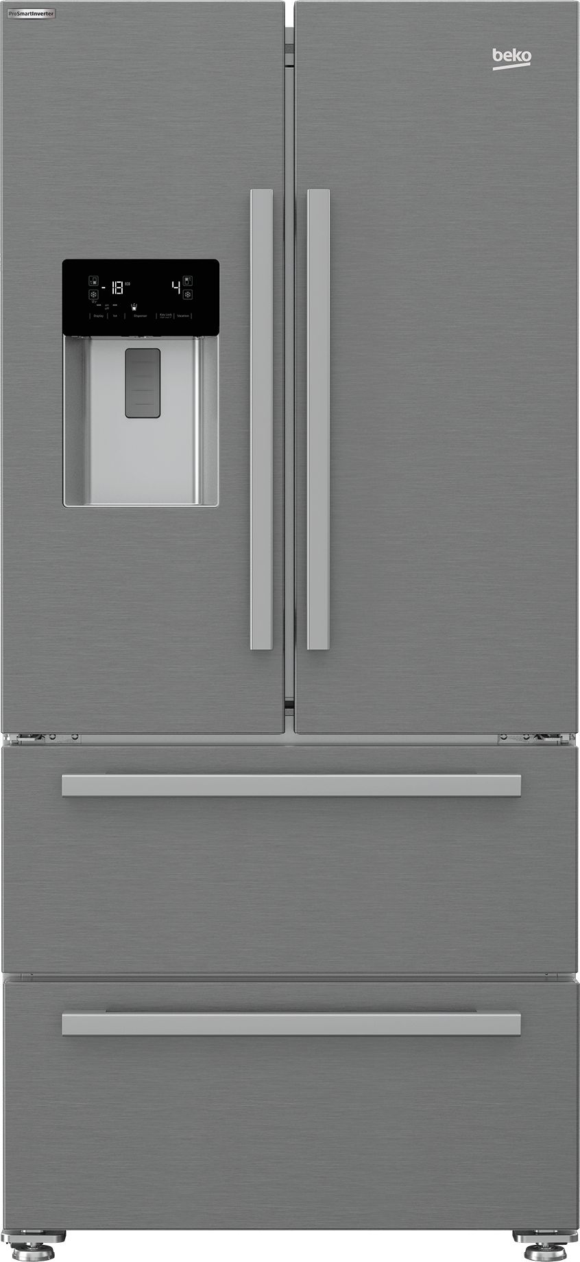 GNE360520DX Fridge Freezer (Multidoor, 84 cm) BEKO