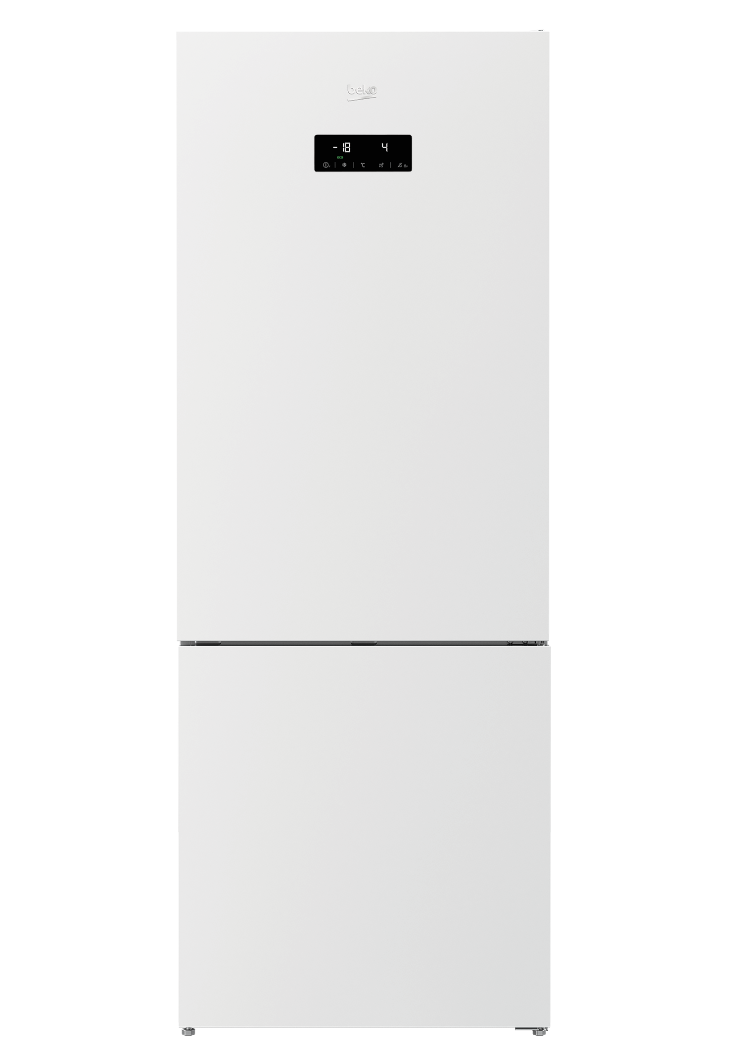 RCNE560E60ZGWHN Fridge Freezer (Freezer Bottom, 70 cm) BEKO