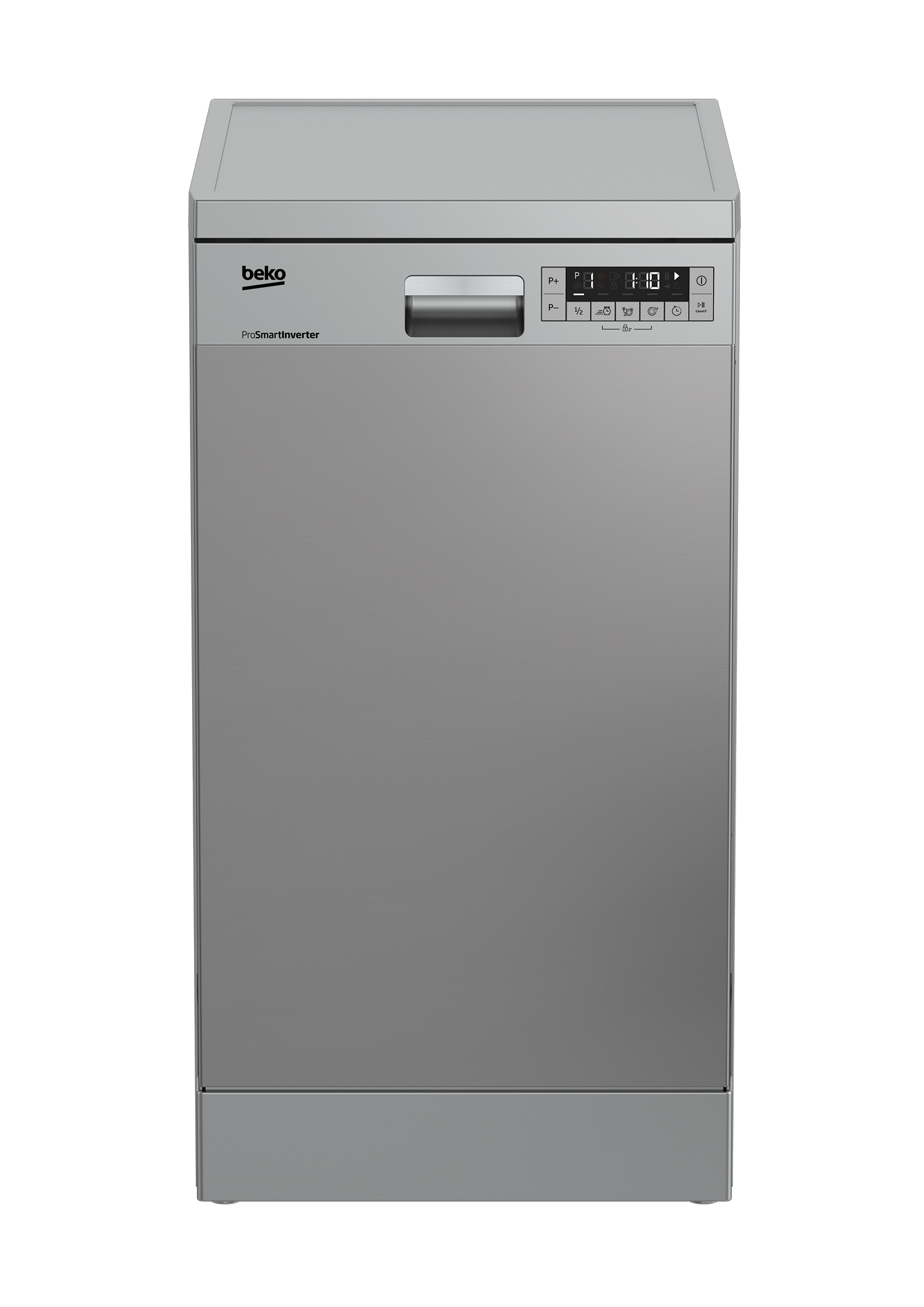 DFS26024X Freestanding Dishwasher (10 place settings, Slimline) BEKO