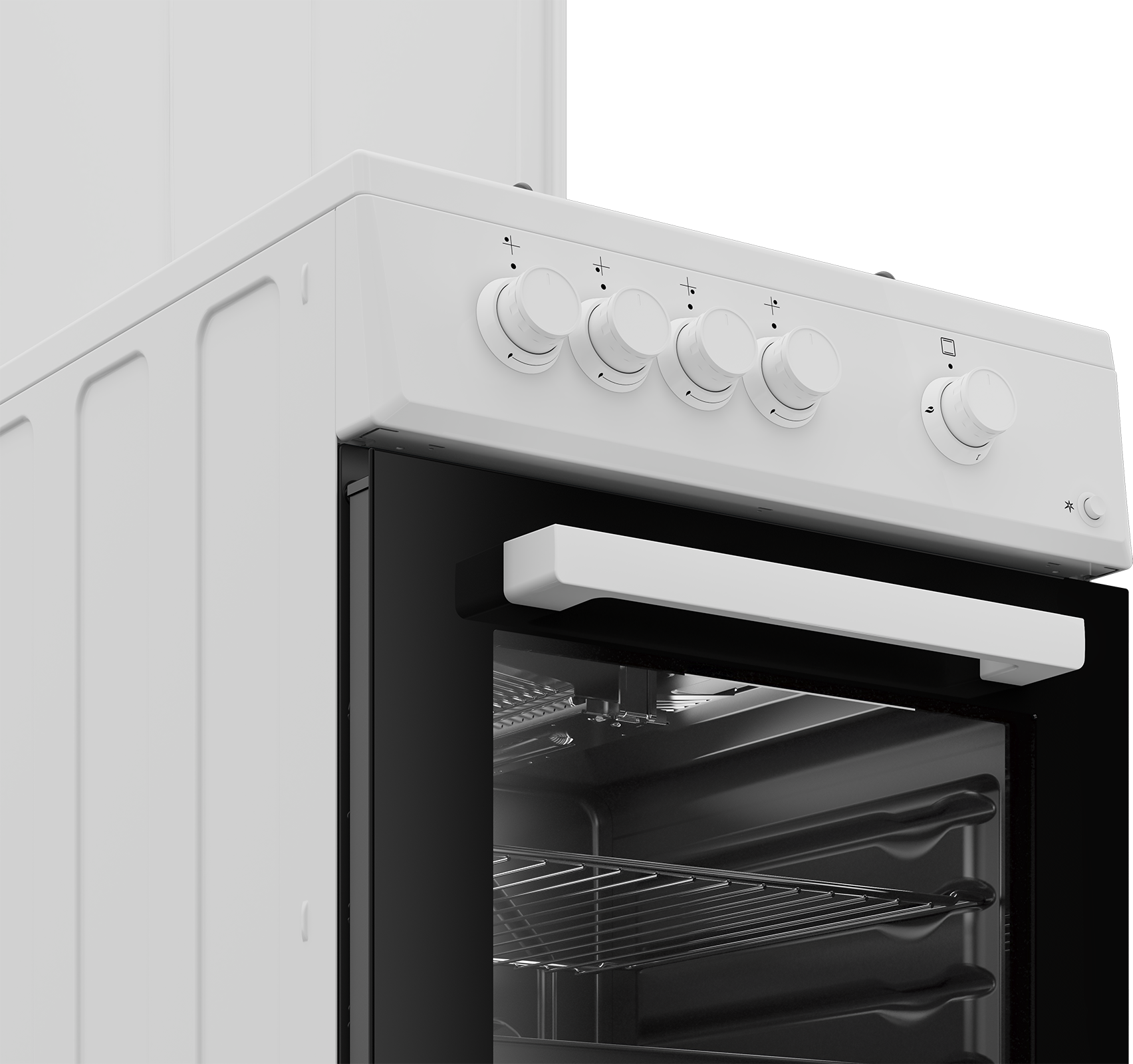 FSG52020DW Freestanding Cooker (Gas, 50 cm) BEKO