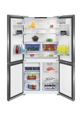 refrigerateur congelateur multi portes 90 8 cm gn1406223px beko