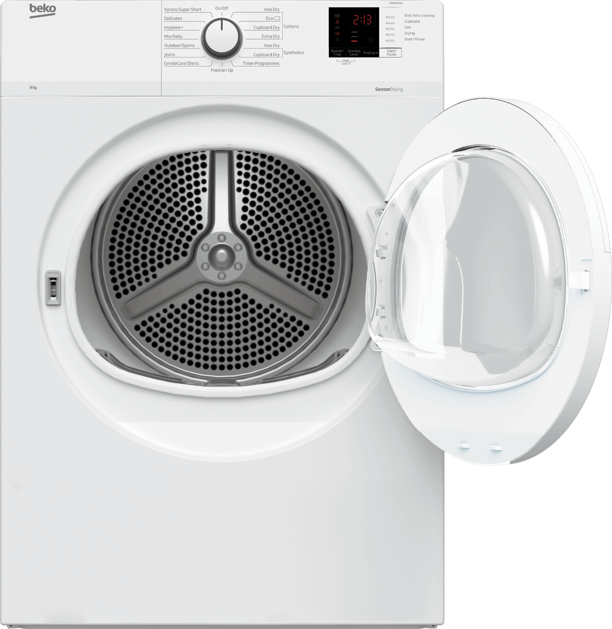 Tumble Dryer (Air Vented, 8 kg) DA8012GA BEKO