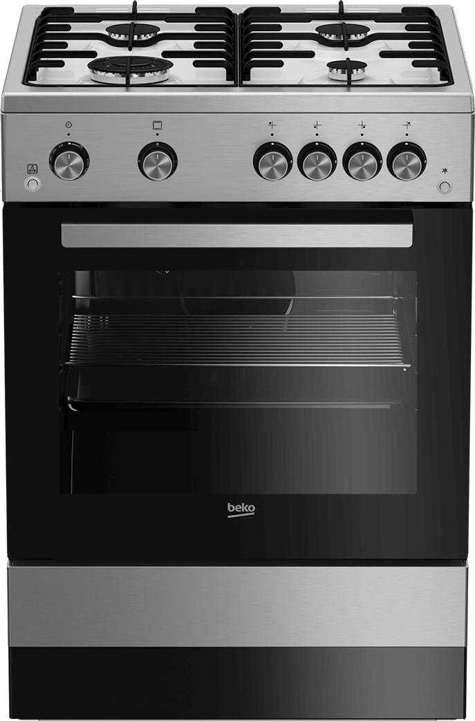 Freestanding Cooker (Gas, 60 cm) | FSGT61121DXL | BEKO