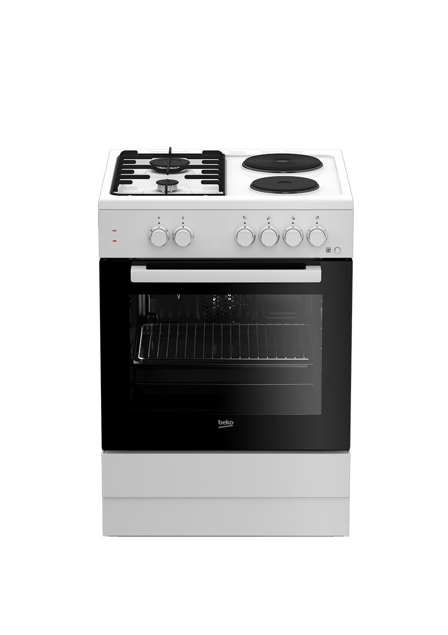 Freestanding Cooker (Fanassisted, 60 cm) FSE64010DW BEKO