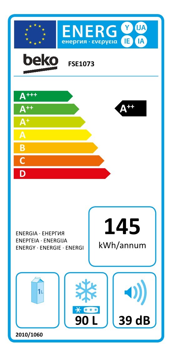90 L Rechtop Diepvriezer Fse1073 Beko 90 L Rechtop Diepvriezer Fse1073 Beko