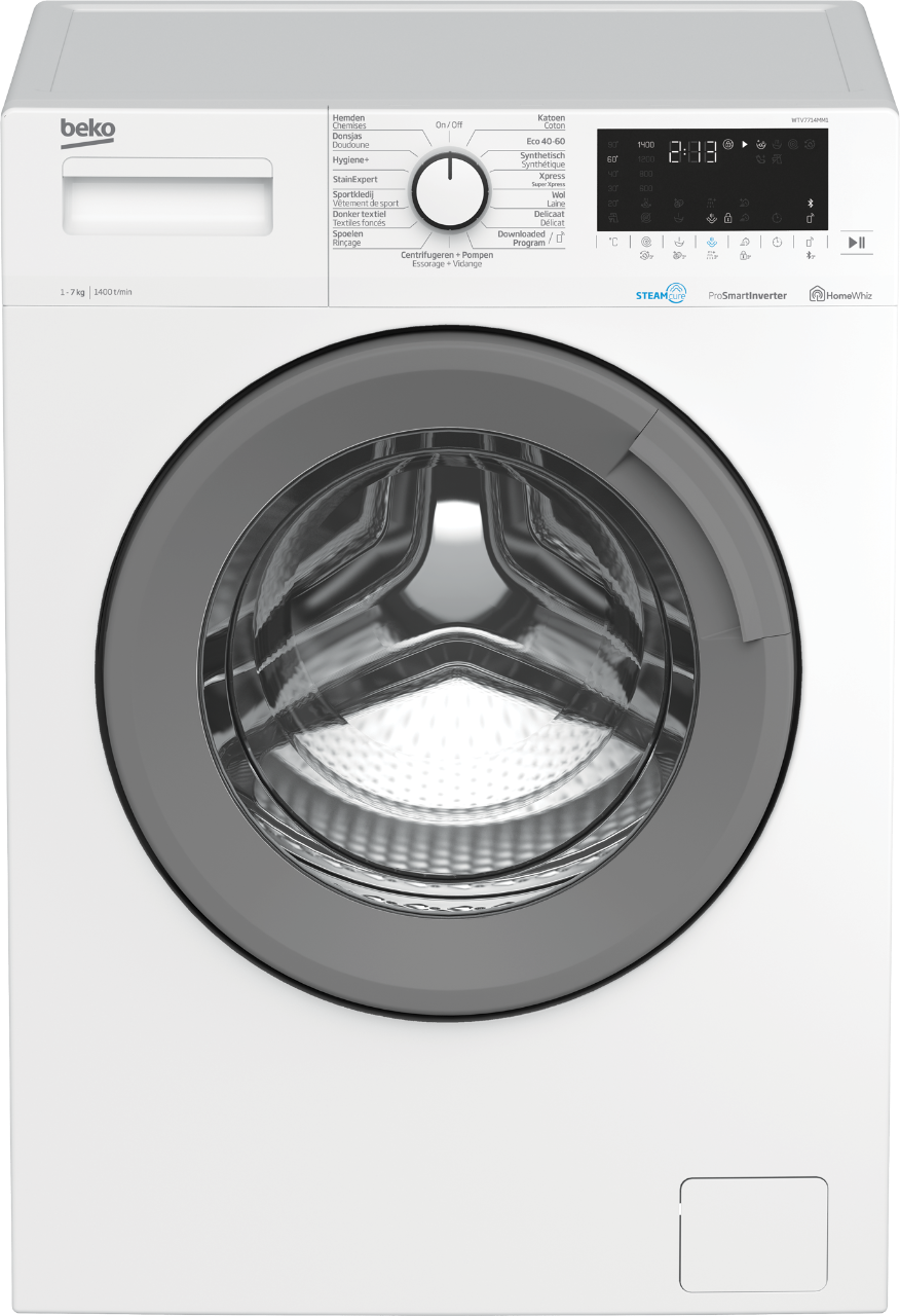 zonlicht Zich voorstellen Rodeo Vrijstaande Wasmachine (7 kg, 1400 rpm) | WTV7714MM1 | BEKO