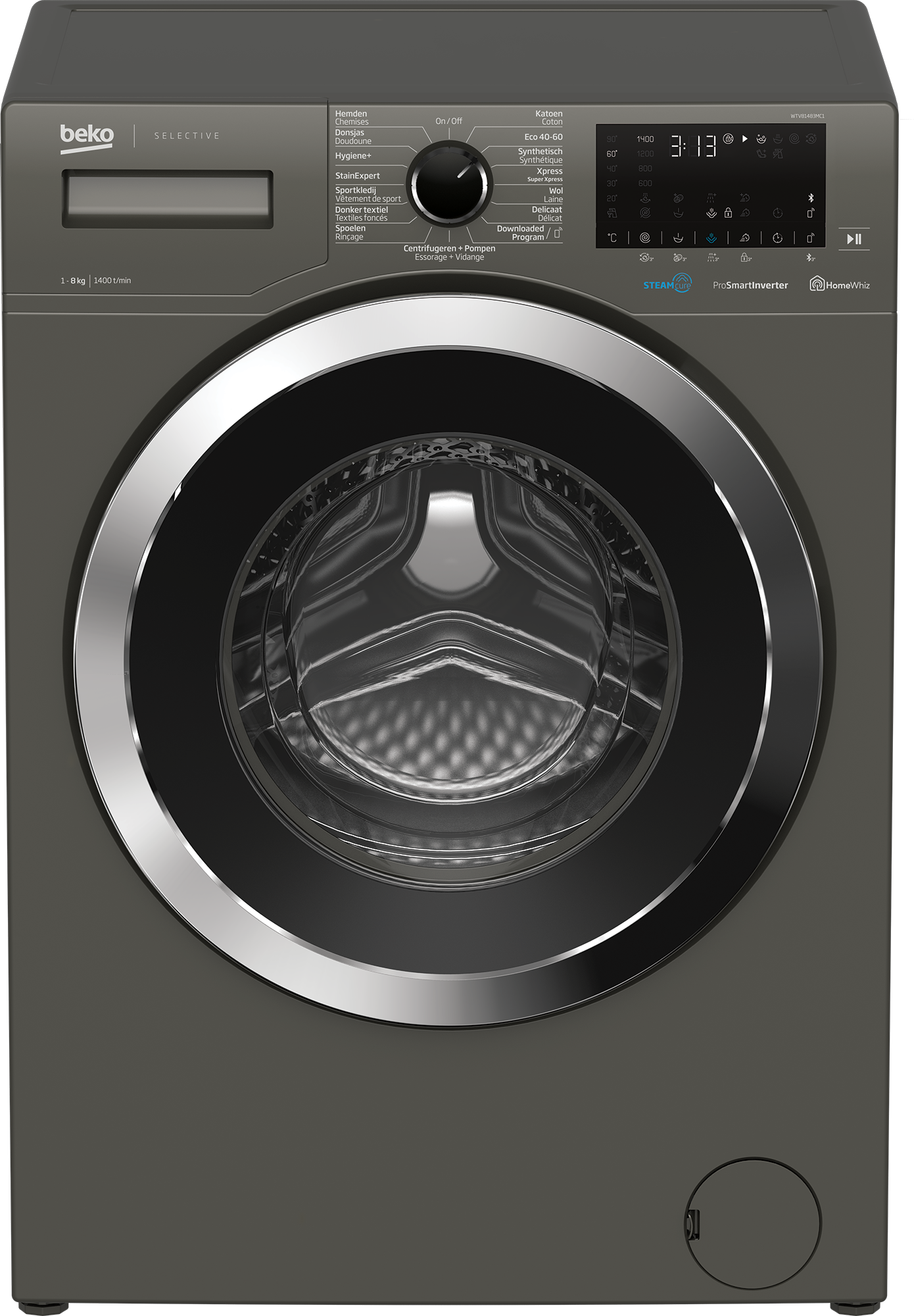 schade liefde Netelig Vrijstaande Wasmachine (8 kg, 1400 rpm) | WTV81483MC1 | BEKO
