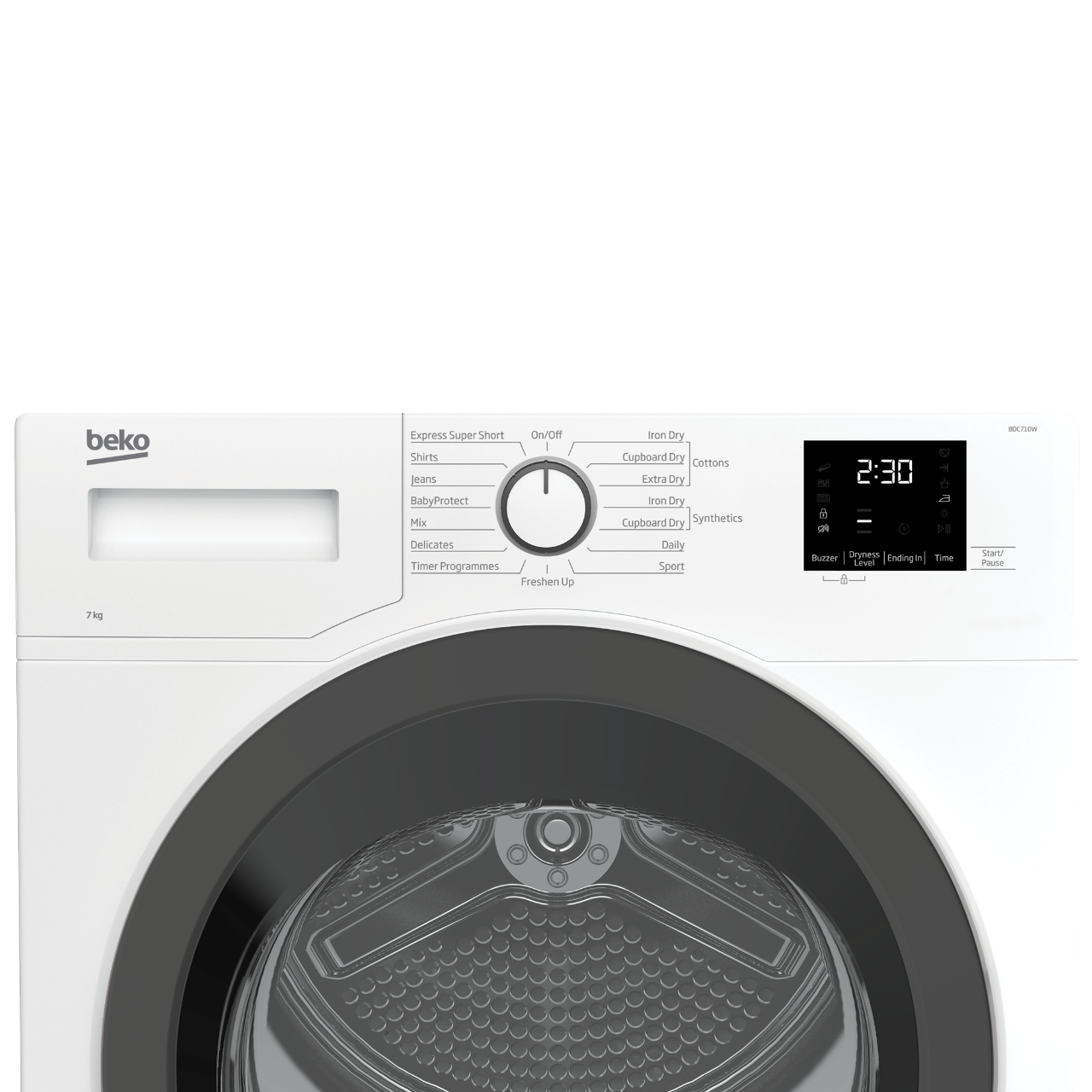 Tumble Dryer (Condenser, 7 kg) BDC710W BEKO