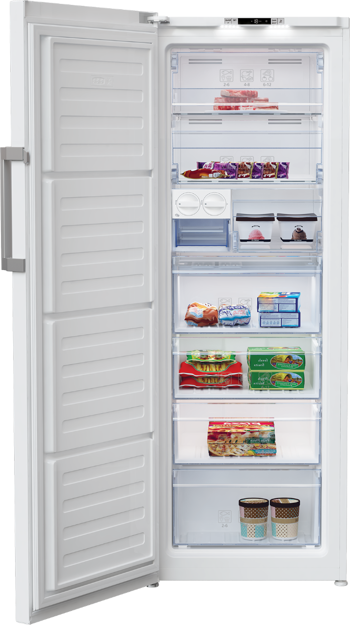 Freezer Upright 59.5cm BVF290W BEKO