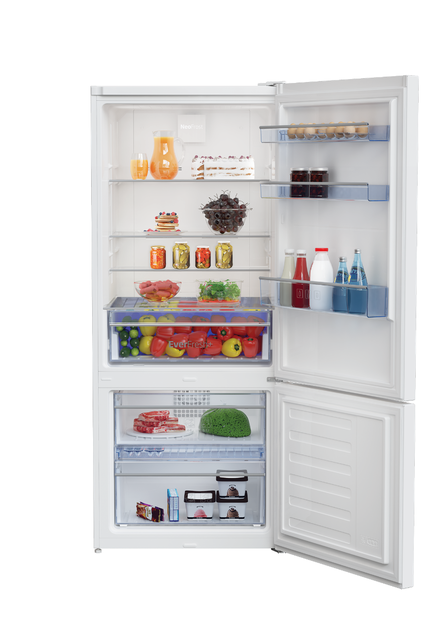 BBM450W Fridge Freezer (Freezer Bottom, 70 cm) BEKOGLOBAL