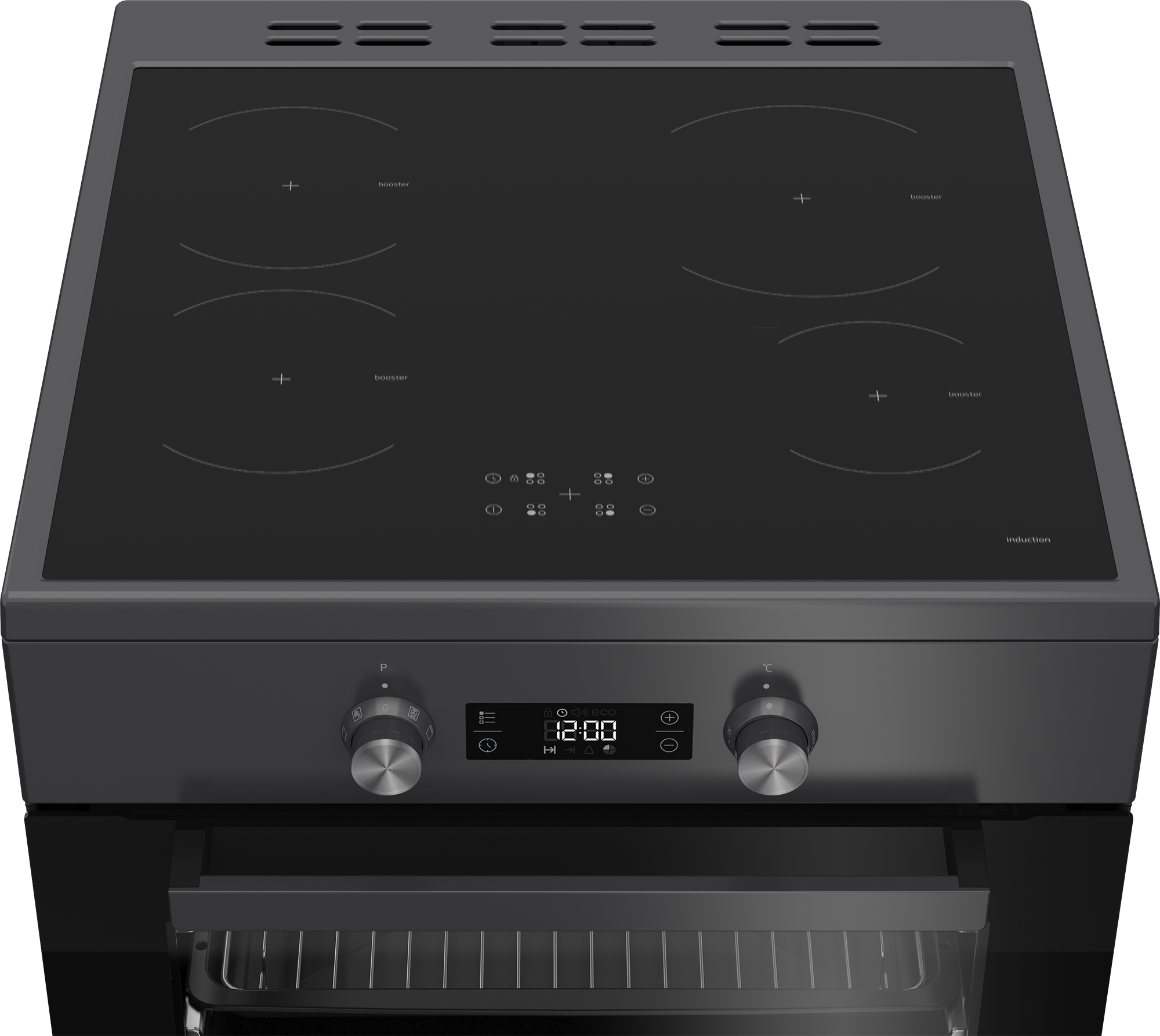 60cm induction freestanding oven cheap