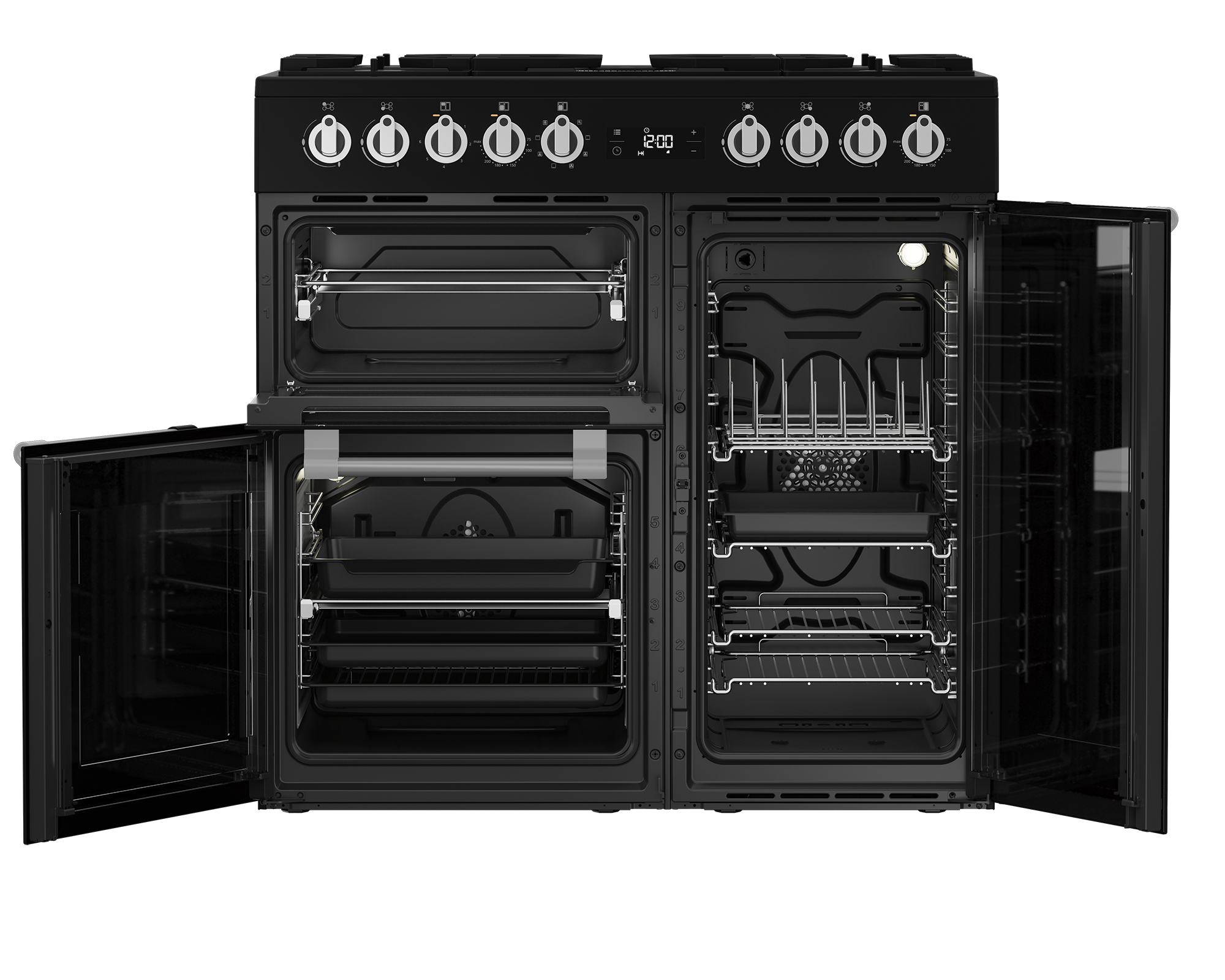 Freestanding Cooker (Multifunctional, 90 cm) BRC916GMB BEKO