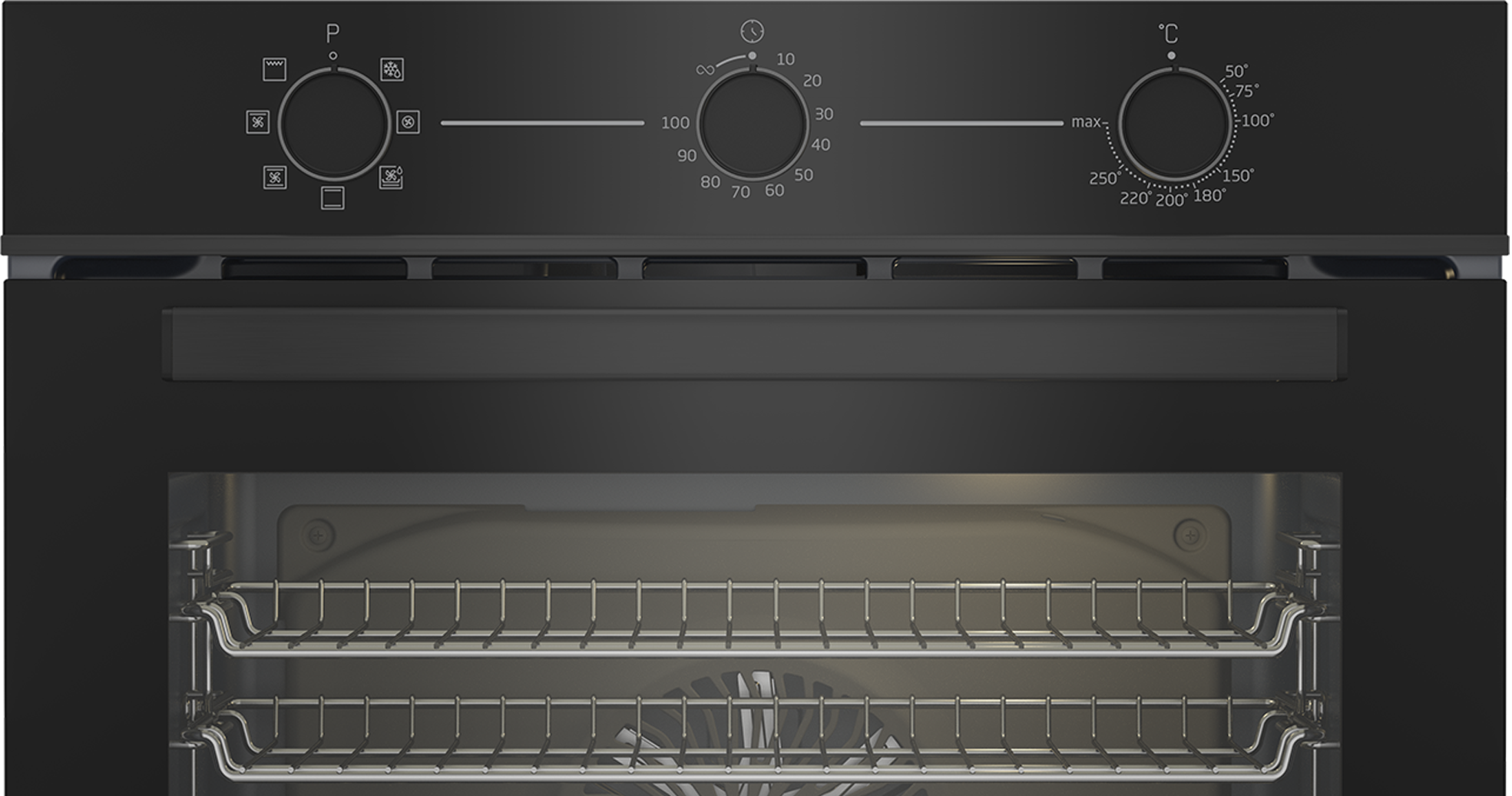 Independiente, Acero inoxidable, Giratorio, Eléctrico, 0-250 °C, Catalítico Beko GM15121DX Independiente 104L B Acero inoxidable Cocina 
