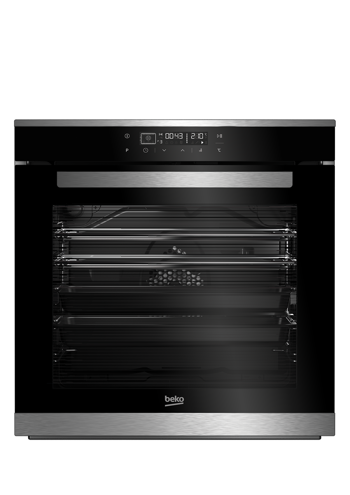 Side Venting Pyrolytic BuiltIn Oven (60 cm, 94 L) BBO60B2PB BEKO