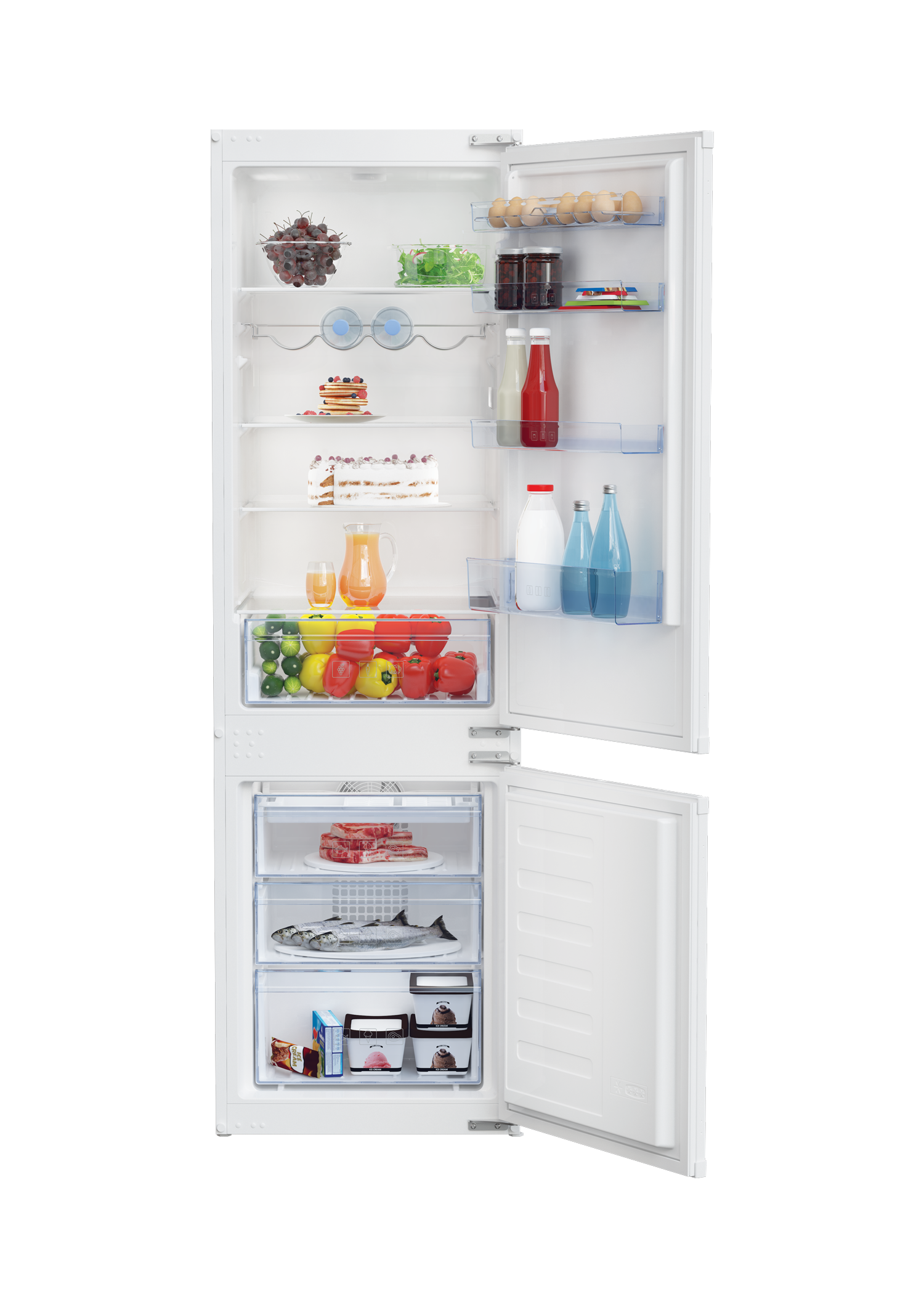 Kjøleskap med fryser