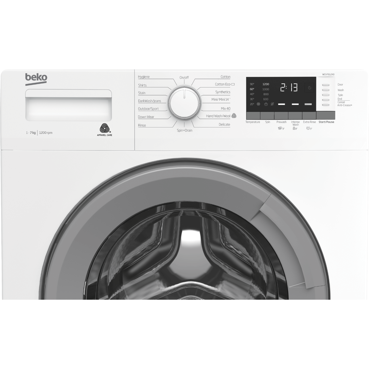 LAVARROPAS BEKO WTA7612XSW 7KG