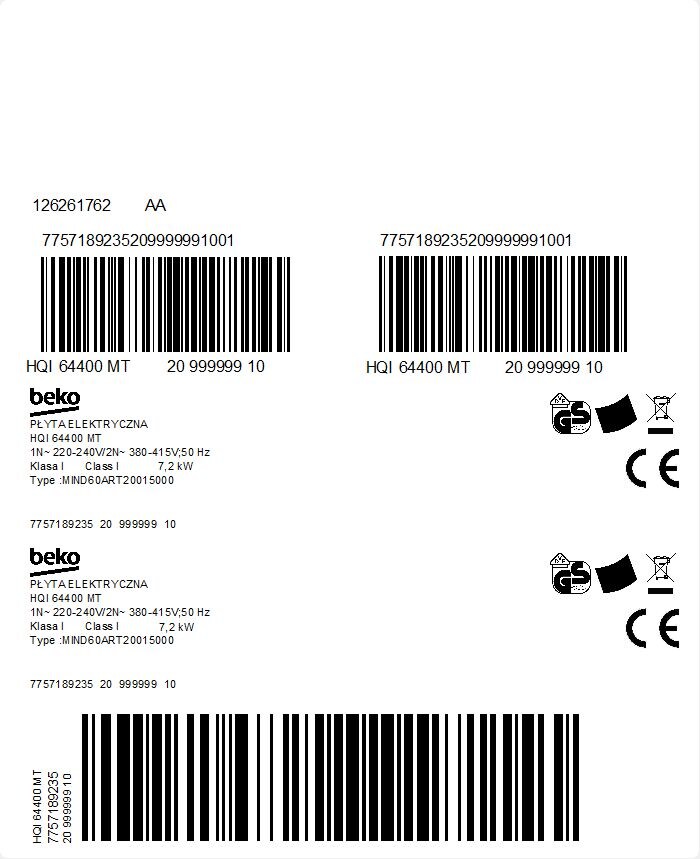 beko hqi 64400