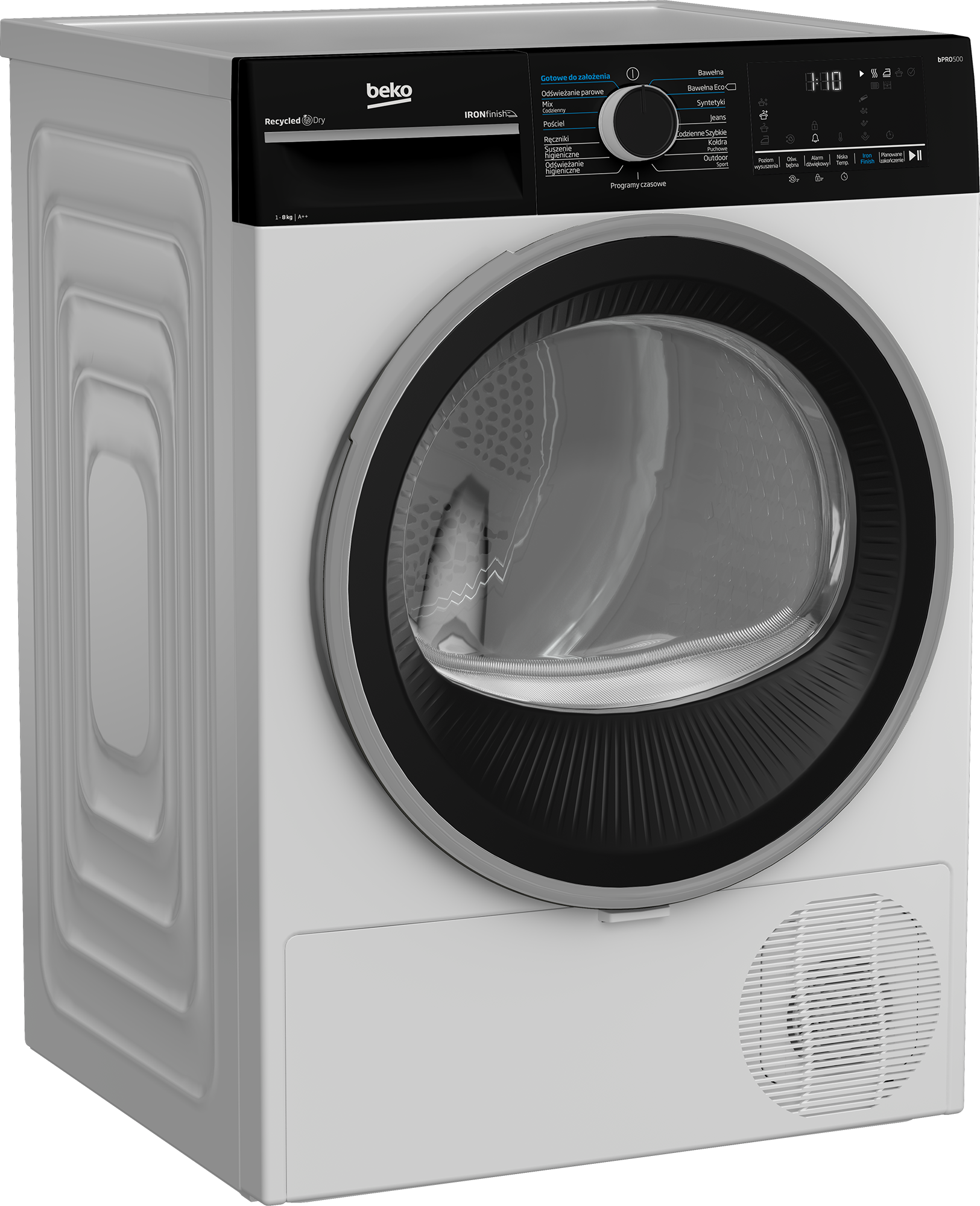 B5T68233WBPB | Suszarka automatyczna (Pompa ciepła, 8 kg) | BEKOGLOBAL