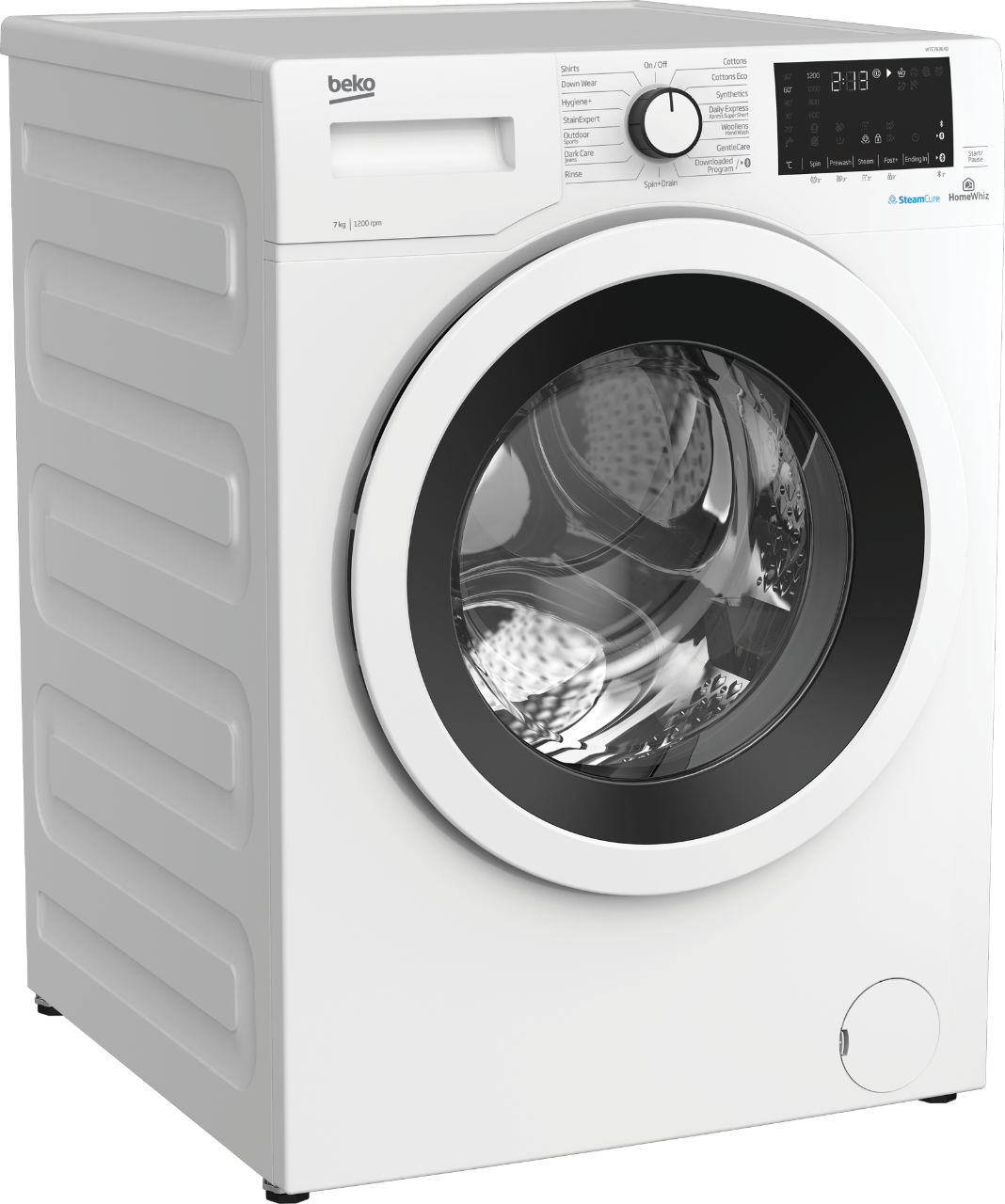 Freestanding Washing Machine (7 kg, 1200 rpm) WTE7636X0 BEKO
