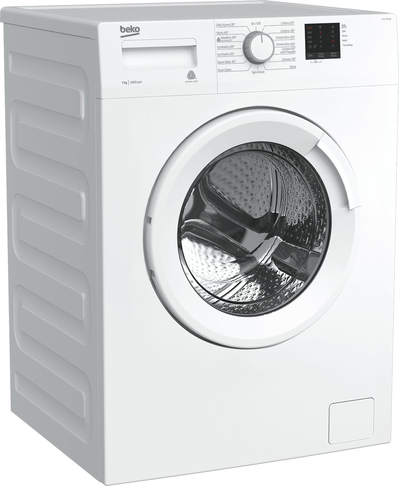 Freestanding Washing Machine (7 kg, 1000 rpm) WTE7511B0 BEKO