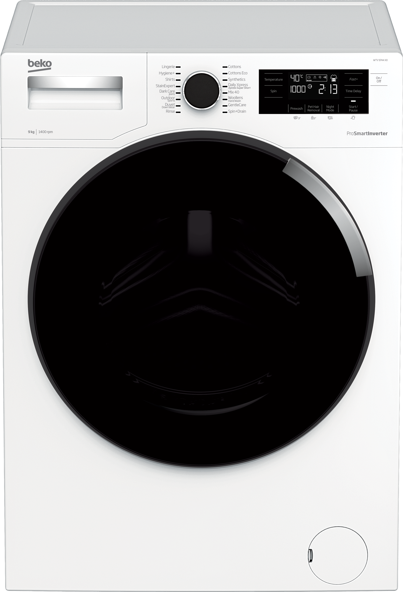 大学生 割引 rpm) 1400 kg, (9 Machine Washing Freestanding | BEKO | WTV9744X0 アクセサリー