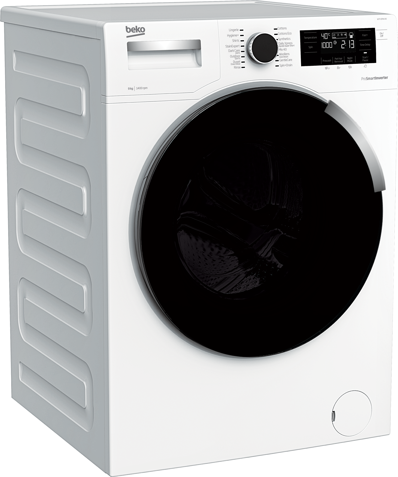 Freestanding Washing Machine (9 kg, 1400 rpm) | WTV9744X0 | BEKO