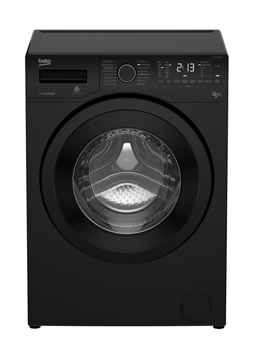 Beko washer hot sale dryer black