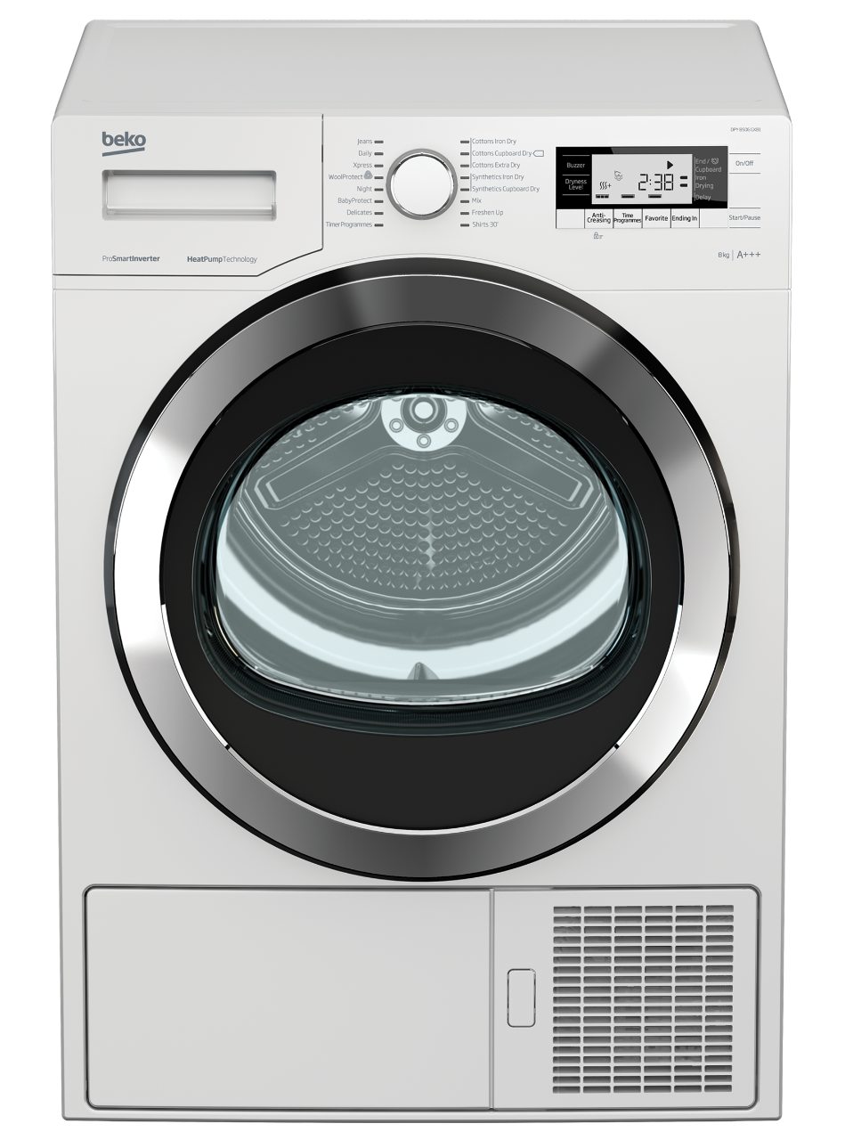 Tumble Dryer (Heat Pump, 8 kg) DPY8506GXB1 BEKO
